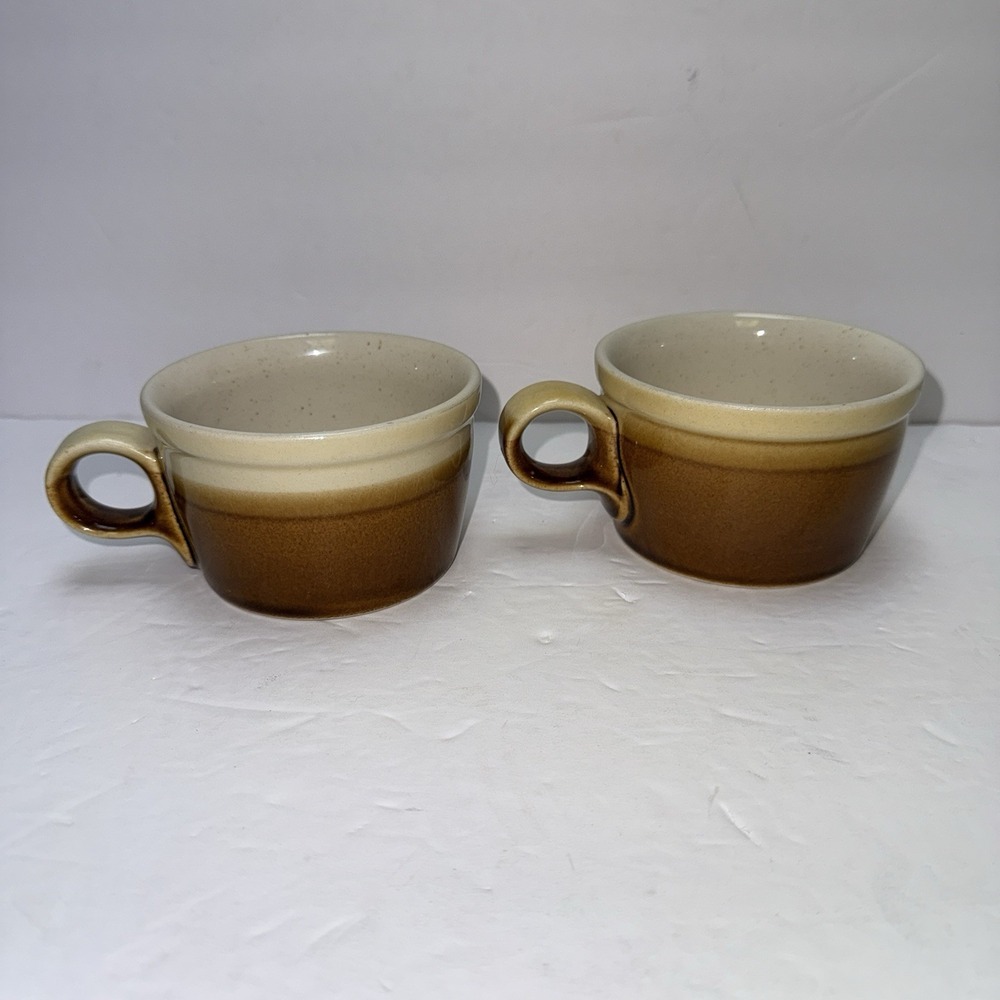 Set Of Two VTG Mikasa Potters Art Ben Seibel Mugs PF 015 Sonora